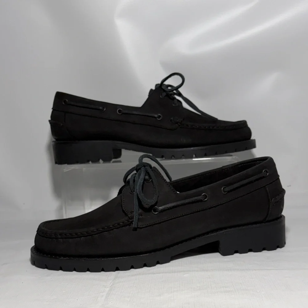 Thursday Boot Company Handsewn Loafer Matte Black Leather Size 10